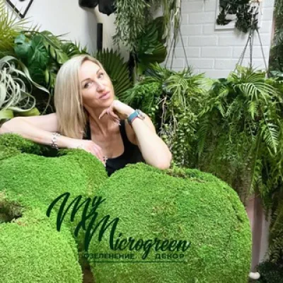 Озеленение🌱Декор🌱Мох🌱Обучение