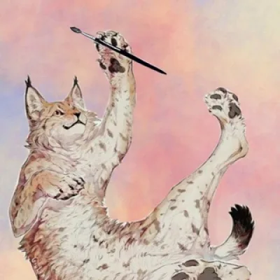 Рысь с кисточкой 🐾🎨