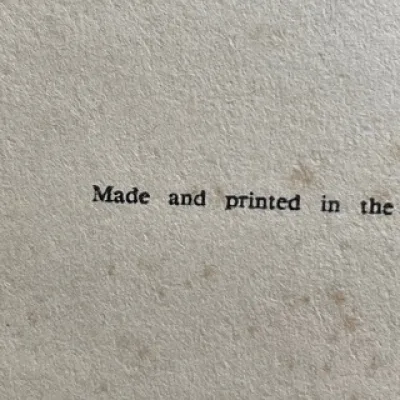 Made and Printed