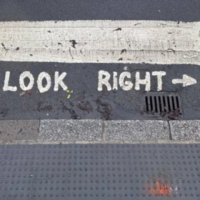 Look right >