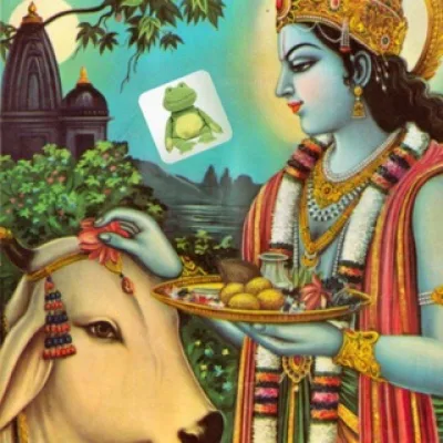 Jesus Krishna Frog Temple