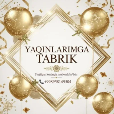 TUGʻILGAN KUN TABRIK LOYIHASI