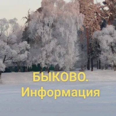 БЫКОВО. ОБСУЖДЕНИЕ. ИНФОРМАЦИЯ. Раменский район МО.