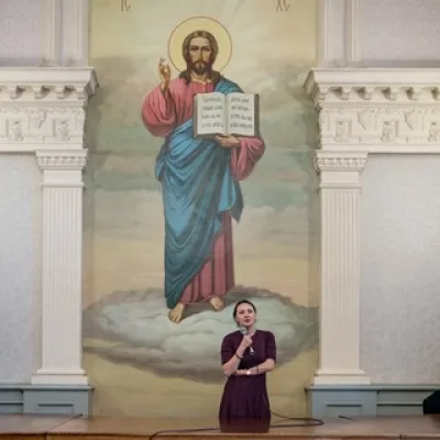 Woman in Church