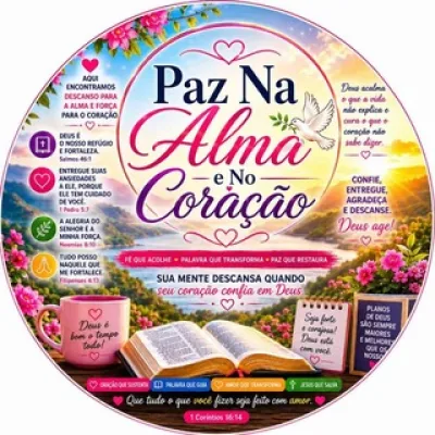 Paz no Coração e na Alma💗💗💙💙